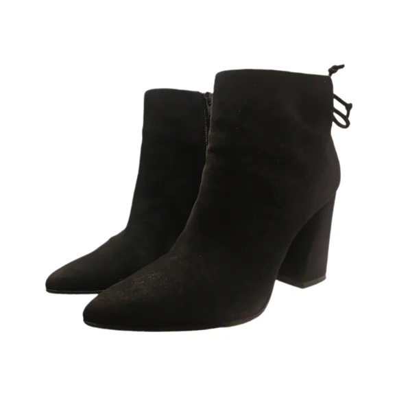 STUART WEITZMAN | Black Suede Ankle Boots / Booties in Size US 7 - Picture 1 of 8